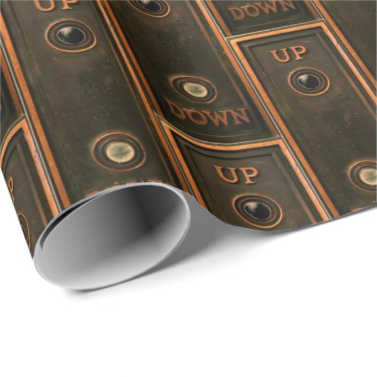  hefknop bord metalen antiek cadeaupapier (Rol Hoek)