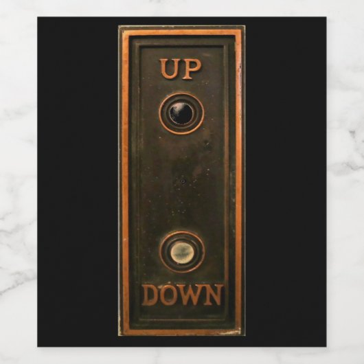  hefknop bord metalen antiek wijn etiket (Enkel label)