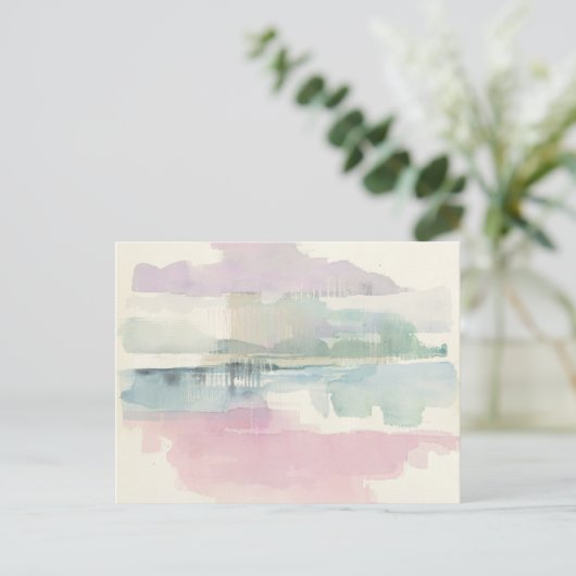 Hefmout | Zachte pastels Briefkaart (Staand voorkant)