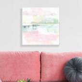 Hefmout | Zachte pastels Canvas Afdruk (Insitu (Woonkamer))