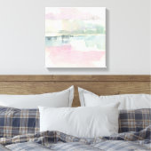 Hefmout | Zachte pastels Canvas Afdruk (Insitu (Slaapkamer))