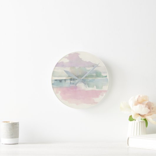 Hefmout | Zachte pastels Ronde Klok (Huis)