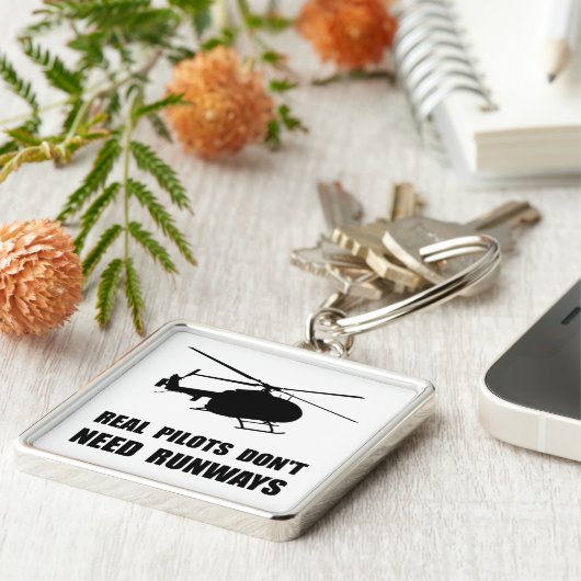 Hefschroefpilootbanen Sleutelhanger (Zijkant)