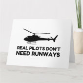 Hefschroefvliegtuigen Bedankkaart (Voorkant)