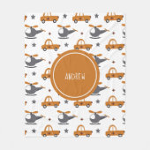 Hefschroefvliegtuigen en Kinderen Speelgoed voor a Fleece Deken (Voorkant)