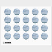 Hefschroefvliegtuigen Ronde Sticker (Vel)