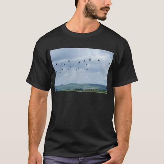 Hefschroefvliegtuigen T-shirt (Voorkant)