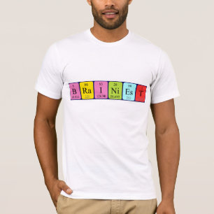 Hefste periodieke lijstnaam shirt