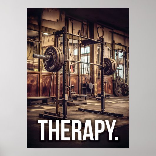 Heftherapie - Workout Gym Poster (Voorkant)