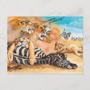 Heftig leven briefkaart