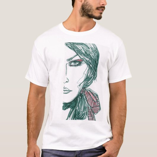 heftig model t-shirt (Voorkant)