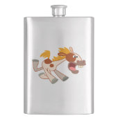 Heftige Cartoon Pinto-kuikenmaatkolf Flacon (Voorkant)