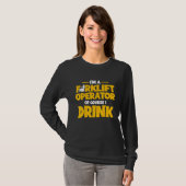 Heftruck operator Drink Driver 2 T-shirt (Voorkant volledig)