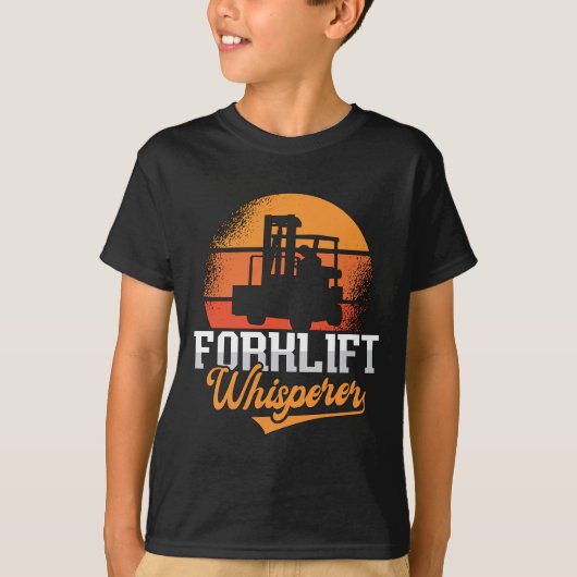 Heftruck operator Heftruck Whisperer Worker Driver T-shirt (Voorkant)