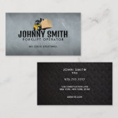 Heftruck Operator Visitekaartjes (Voorkant / Achterkant)