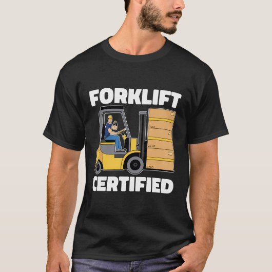 Heftruck operator - Warehouse Logistics Heftruck T-shirt (Voorkant)