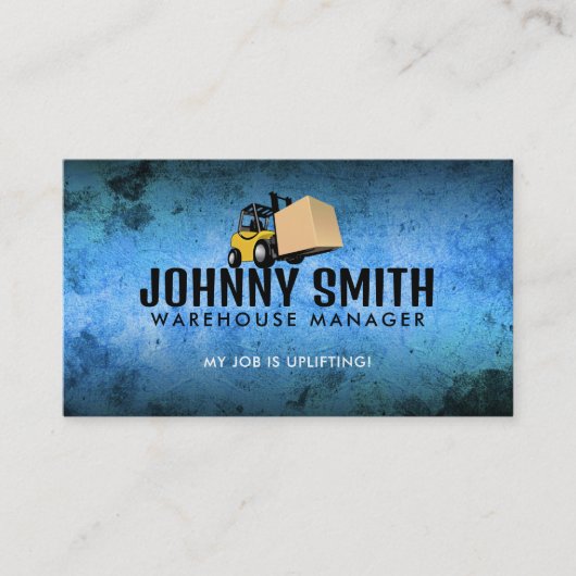 Heftruck Slogans Visitekaartjes (Voorkant)