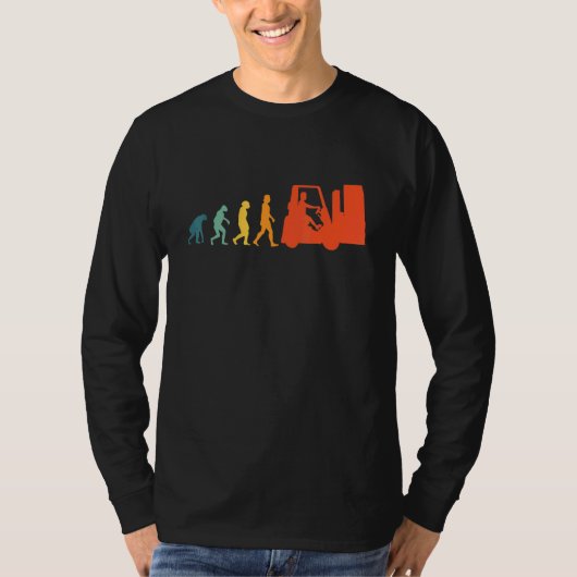 Heftrucks Evolution Retro Heftruck Driver T-shirt (Voorkant)