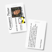 Heftruckwerknemersbadge Badge (Voor- en achterkant)