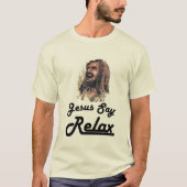 Hefty Gnar - Jesus say Relax T-shirt (Voorkant)