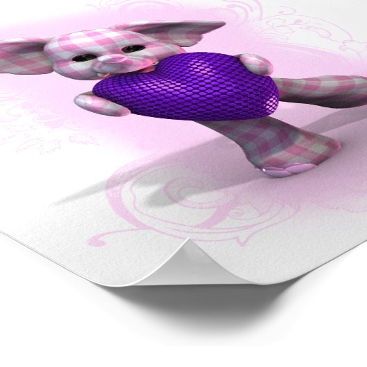 Hefty Heart ~ Girl Poster (Hoek)