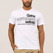 Hegel Aufheben T T-shirt (Voorkant)