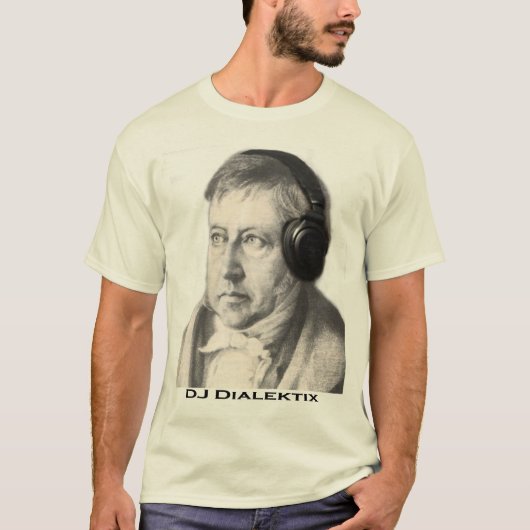 Hegel - DJ Dialektix T-shirt (Voorkant)