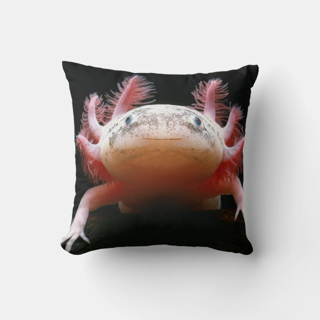 Hegelbare Axolotl BEAUTIFUL Pillow! Kussen (Voorkant)
