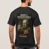 Hegel's Absolute Vodka T-shirt (Achterkant)
