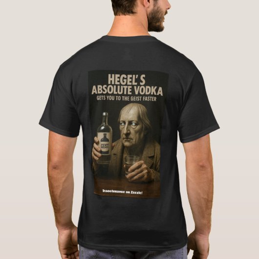 Hegel's Absolute Vodka T-shirt (Achterkant)