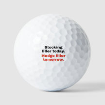 Hegenvuller Morgen: Grappige Golfballen