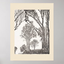 Heggen Cornwall Eleanor Hughes ReStrike Poster