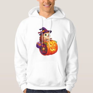 Heggenheks op pompoenkoets hoodie