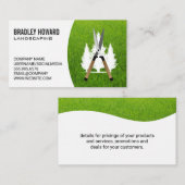 heggenschaar | tuingereedschap | Bomen Visitekaartje (Voorkant / Achterkant)