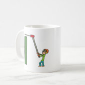 heggenscharen koffiemok (Voorkant links)