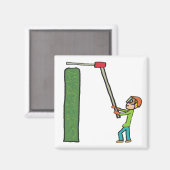 heggenscharen magneet (Voorkant / Achterkant)