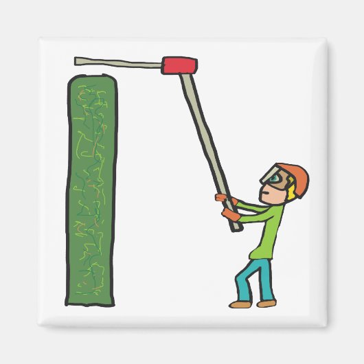 heggenscharen magneet (Voorkant)