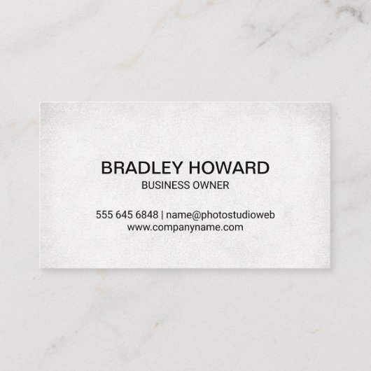 Heggeschaar | Zakelijke kaart met boomlogo Visitekaartje (Achterkant)