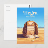 Hegra Saudi-Arabië Briefkaart (Voorkant / Achterkant)