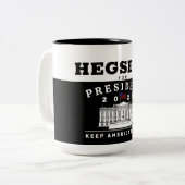 HEGSETH TWEEKLEURIGE KOFFIEMOK (Voorkant links)