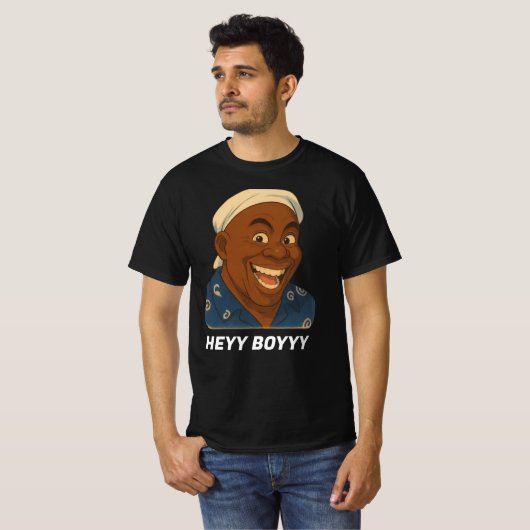 HEHE BOYYS Meme T-shirt – Ghibli Art Style Funny (Voorkant volledig)