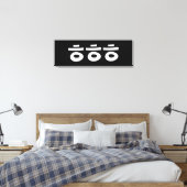 HEHEHE ㅎ ㅎ Korean Slang Canvas Afdruk (Insitu (Slaapkamer))