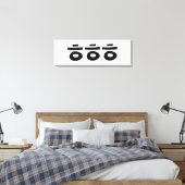 HEHEHE ㅎ ㅎ Korean Slang Canvas Afdruk (Insitu (Slaapkamer))