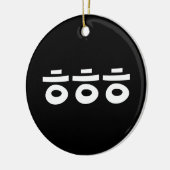 HEHEHE ㅎ ㅎ Korean Slang Keramisch Ornament (Links)