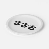 HEHEHE ㅎ ㅎ Korean Slang Papieren Bordje (Gekanteld)