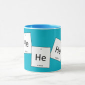Hehehe Helium Laughing Gas Element Pun Cup Mok (Midden)