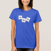 Hehehe Helium Laughing Gas Element Pun Shirt (Voorkant)