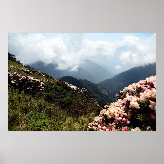 HeHuan Mountain, Taroko National Park, Taiwan © Poster (Voorkant)