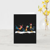 Hei Hei Kip Kerst - Uni Kaart (Gele Bloem)