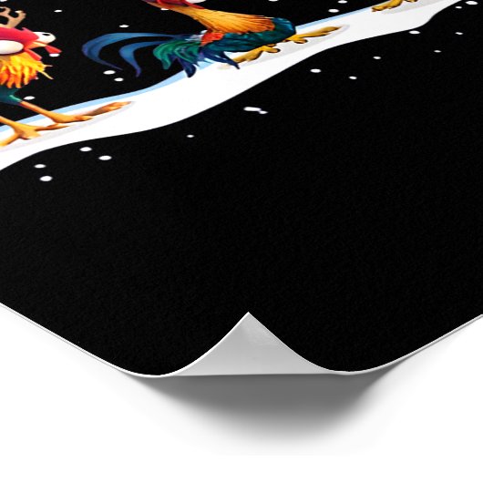 Hei Hei Kip Kerst - Uni Poster (Hoek)